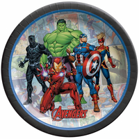 Marvel Superhero Plates (17 cm) - Pk 8