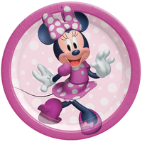 Minnie Mouse Party Plates (17 cm) - Pk 8