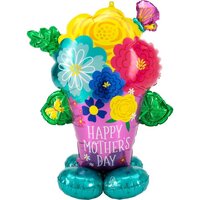 AirLoonz Happy Mother's Day Flower Pot Balloon (99 x 134 cm)