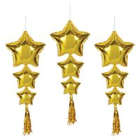 Star Balloons w/Tassels