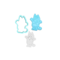 Bingo Heeler Cookie Cutter & Stamp Set (8 cm)