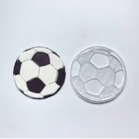 Soccer Ball Cookie Cutter & Stamp Set (7 cm)