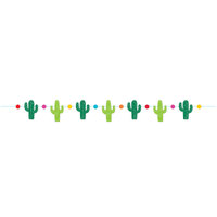 Fiesta Cactus Cutouts Banner (1.2M)