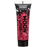 Moon Glitter Red Classic Chunky Glitter Gel (12ml)