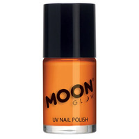 Moon Glow Orange Intense Neon UV Nail Polish (14ml)