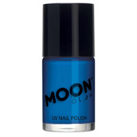 Moon Glow Blue Intense Neon UV Nail Polish (14ml)