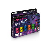 Asstd. Moon Glow Intense Neon UV Nail Polish - Pk 6