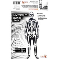 Adults Invisible Bone Man Costume