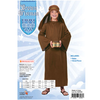 Kids Nativity Wiseman Brown Costume