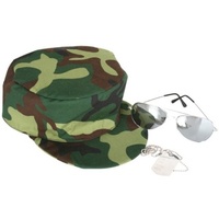 Military Costume Accessories Set