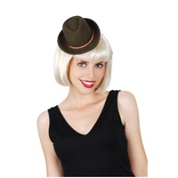 Oktoberfest Khaki Trenker Fascinator Hat