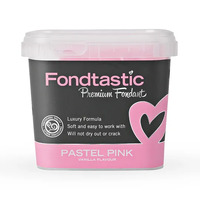 Fondtastic Premium Fondant - Pastel Pink (1 kg)