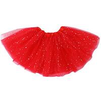 Glittery Red 4ply tutu (40cm)