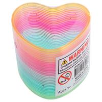 Glitter Rainbow Slinky Spring Toy (Asstd. Designs)