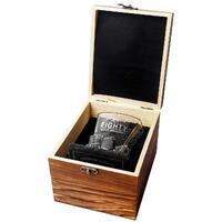 80th Birthday Scotch Glass & Coaster Gift Box