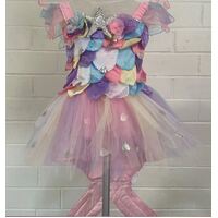 Kids Pastel Mermaid Dress Costume