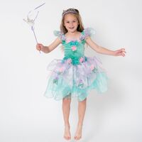 Kids Pastel Rose Fairy Dress Costume