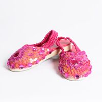 Kids Hot Pink Spellbound Slippers