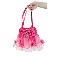 Kids Hot Pink Rose Tote Bag'