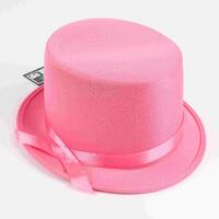 Neon Pink Top Hat