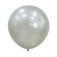 60cm Silk Cream Pearl Sempertex Balloons - Pk 3