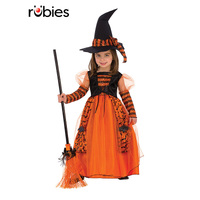 Kids Sparkly Halloween Witch Costume