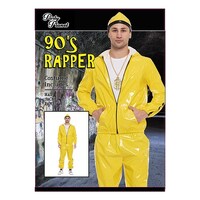 Adults 90s Rapper Yellow Costume