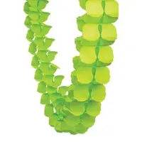 Lime Green Paper Honeycomb Garland (4M)