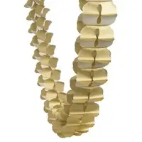 Metallic Gold Paper Honeycomb Garland (4M)