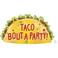 SuperShape XL Taco Party Balloon (83 x 48 cm)