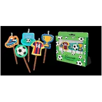 SOCCER NOVELTY CANDLE PACK