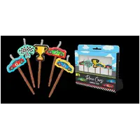 RACE CAR NOVELTY CANDLE PACK