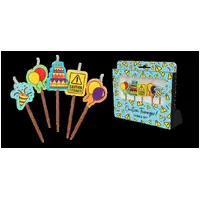 Caution Teenager Novelty Candle Pack - Pk 5