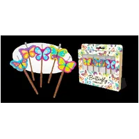 Butterflies Novelty Candle Pack - Pk 5