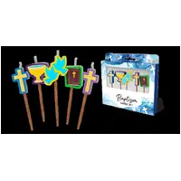 Baptism Novelty Candle Pack - Pk 5