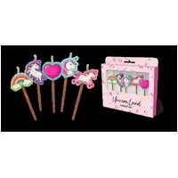 Unicorn Land Novelty Candle Pack - Pk 5