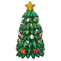 Christmas Tree Standing Foil Balloon (124cm)