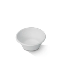 8oz. White Sugarcane Bowls - Pk 50