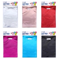 Metallic Cellophane Loot Bags (16x25cm, Asstd.) - Pk 10