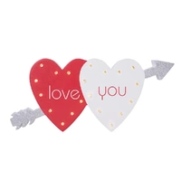 Love You Light-Up MDF Sign (31 x 13 x 13cm)