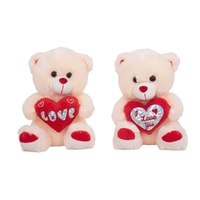 Red Heart Plush Bear (25cm)