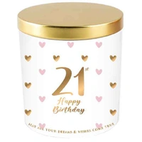 21st Sweet Heart Candle - Vanilla/Lavender (215g)