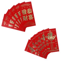 Traditional Red Money Envelopes (9 x 17 cm)