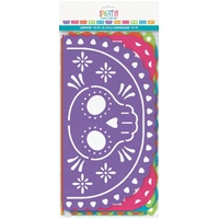 Papel Picado Plastic Banner (457 cm) - Pk 3