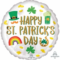 St. Patrick's Day Icon Foil Balloon (43 cm)