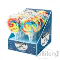 Rainbow Mega Swirl Lollipop (85g)