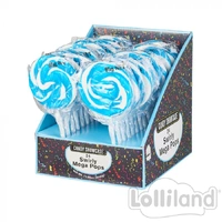 Blue Mega Swirl Lollipop (85g)