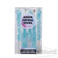 Baby Blue Crystal Candy Sticks - Pk 5