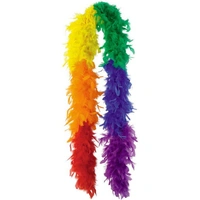 Rainbow Feather Boa (182 cm)