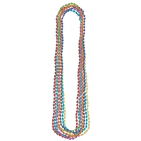 Rainbow Beaded Necklace - Pk 6